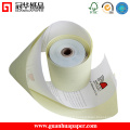 Rouleaux de papier ISO 3 '' Blanc / Canari / Rose NCR